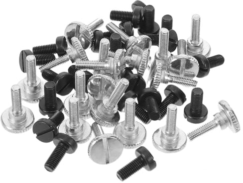 KAILIKETIY 60 Piezas Tornillos Prensatelas para Máquina de Coser Industrial Kit Repuesto con Tornillos Pulgar y Fijación Metálica Accesorios Mantenimiento Hogar y Taller de Costura