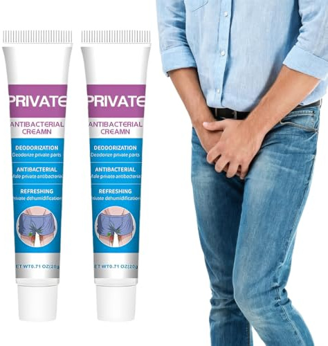 GXGM 2 Pièces Private Antibacterial Cream, Creme Antifongique, Crè-me antibactérienne, Crè-me topique anti-démangeaisons, Pommade nettoyante pour la peau et les parties intimes