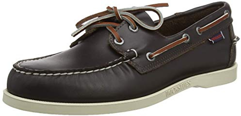 Sebago Docksides Portland Chaussures Bateau, Homme, Marron (DK Brown 901), 47 EU