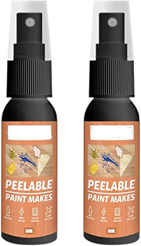MTDBAOD Spray per Rivestimento Protettivo per mobili, Vernice Spray pelabile per Vernice Resistente alle Alte Temperature, Vernice Protettiva per mobili Trasparente Impermeabile, Smalto per mobili