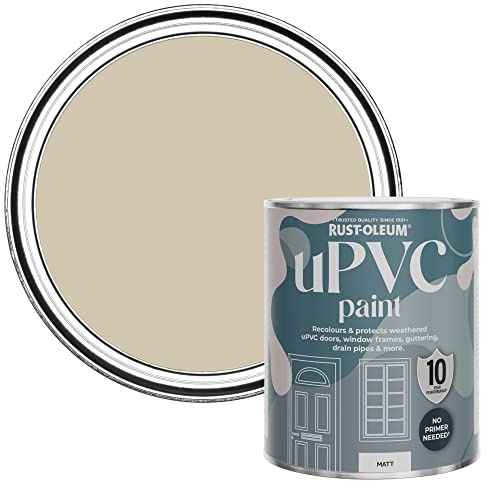Rust-Oleum Grey uPVC Door and Window Paint in Matt Finish - Silver Sage 750ml