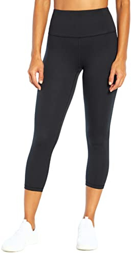 Balanskollektion dam Contender Luxe High Rise Capri Legging, Svart, XL