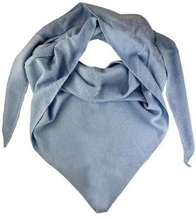 Trachtenland Damen Strick Dreieckstuch XL – 200 x 80 cm – weicher Trachtenschal mit Reiskornmuster – Dirndltuch für Oktoberfest & Trachtenmode – in vielen Farben