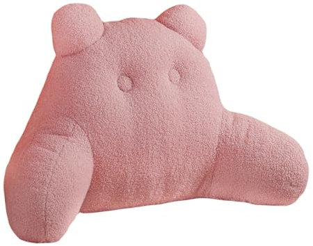 Mingfuxin Lesekissen für Bett und Sofa, Lesekissen für Kinder und Erwachsene zum Aufsitzen im Bett, Rückenlehnen-Lesekissen, Armlehnen-Stützkissen mit abnehmbarem Bezug zum entspannten Fernsehen