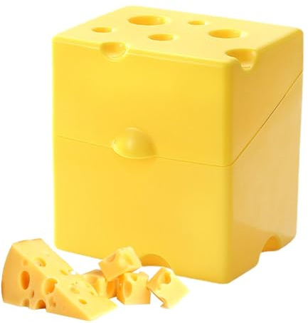 Contenedor para guardar queso: caja de queso de gran capacidad, contenedor de queso con ventilación ajustable, caja de almacenamiento de queso con control de humedad, contenedor de comida para queso r