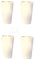 Humidificateurs, Lot de 4 saturateurs céramiques Blanc, plat, pour fixation au radiateur, évaporateur d’eau pour humidifier l’air ambiant
