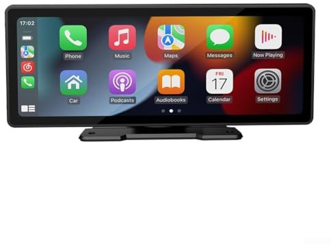 Lettore video multimediale per Carplay e per Android Auto 10 Display Wireless da 26 pollici con supporto USB e TF Card