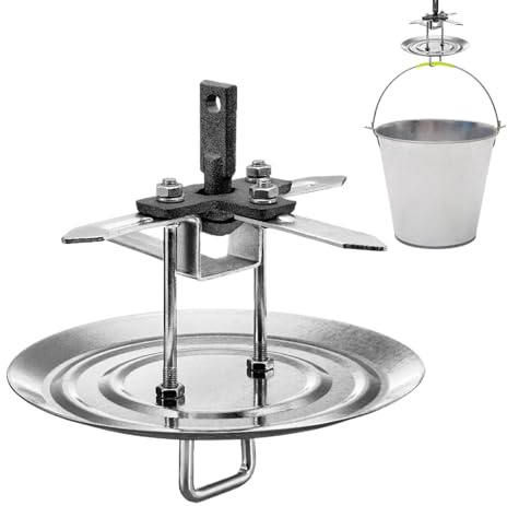 zwxqe Ganchos giratorios giratorios, perchas de pintura de horno, percha giratoria con recubrimiento en polvo para colgar objetos en taller doméstico, proyectos de garaje, reparación de vehículos