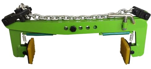 Morsetti di sollevamento verticali in acciaio con catena, ideali per il trasporto e il sollevamento di pietre, ardesia e impianti pesanti, resistenti, affidabili ed efficienti, 30,5 cm