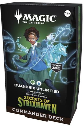 Magic: The Gathering Geheimnisse von Strixhaven Commander-Deck – Quandrix ohne Limit (Englische Version)
