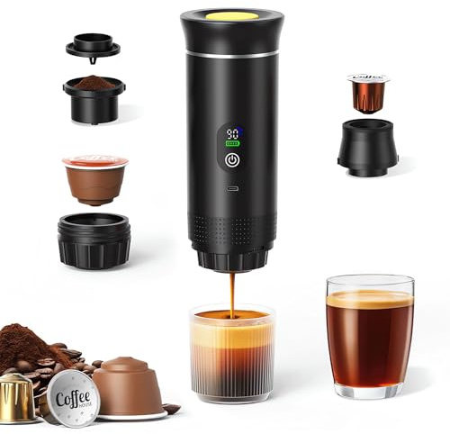Machine à Cafe Portable, Convient pour Maison, Pour Voyage,Camping,Voiture
