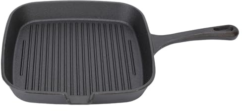 RASTKY Padella Antiaderente con Strisce di Ferro a Conduzione Rapida del Calore per la di Casa, Design Ecologico per Bistecche Alla Griglia, 1 Padella per Griglia (22 cm)