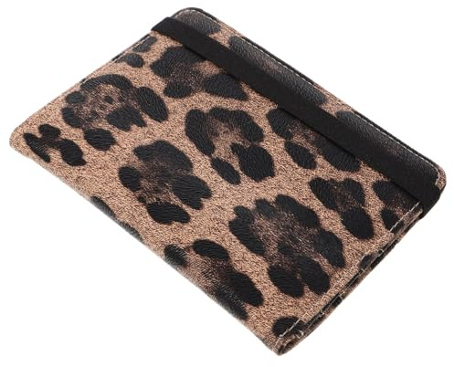 balacoo Portapassaporto Protezione con Leopardata in Pu Multi-slot per, Leggero e Facile da Trasportare, Accessorio da Viaggio