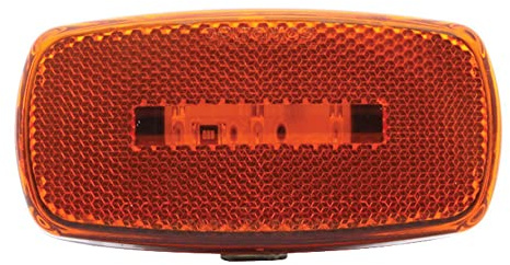Optronics MCL32ABS Surface Mount LED Marker Clearance Light with Reflex, Amber