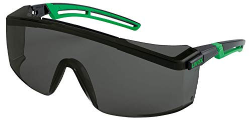 uvex Astrospec 2.0 Schweißer-Schutzbrille - Infradur Plus - Getönt/Schwarz-Grün