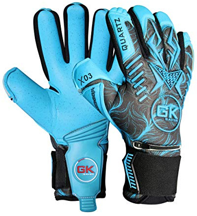 GK Saver Modesty X03 Quartz Torwarthandschuhe, JA Fingersave Keine Personalisierung, Größe 9