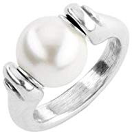 UNO de 50 - Anillo Colección Balance para Mujer, Plata 925, Color Plata, Talla 15, Fabricado en España