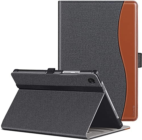 ZtotopCases para Funda Tablet Samsung Tab A8 2022(SM-X200/205), Funda de Cuero Artificial, Estuche con Activación/Reposo Automático para Samsung Galaxy Tab A8 10.5 Pulgadas - Negro Denim