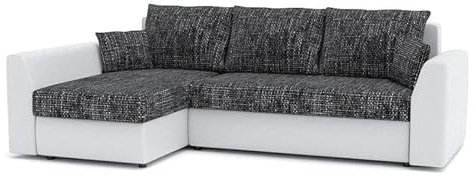 Ecksofa Paul mit Schlaffunktion! Best ECKSOFA! Eckcouch mit Bettkasten! Best! (Lawa 17 + Soft 17), Länge: 240 cm, Breite: 140 cm, Höhe: 85 cm