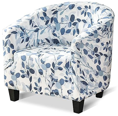 jianyana Fundas para sillas de bañera Impresas 2022, 1 Pieza, Fundas para sillas de Alta Elasticidad, Funda para sillones duraderos, Fundas para Club, Hotel, Bar, Comedor, Oficina, (B)