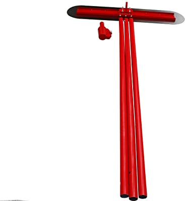 INTSUPERMAI Concrete Cement Surface Smooth Pusher Concrete Cement Trowel Hand Mason Tools 47.2inch (120cm) Long 5.9inch (15cm) Wide
