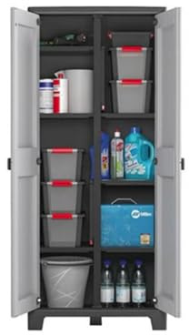 Mobiletto portaoggetti - KETER - TITAN - 44 x 80 x 182 cm - Grigio