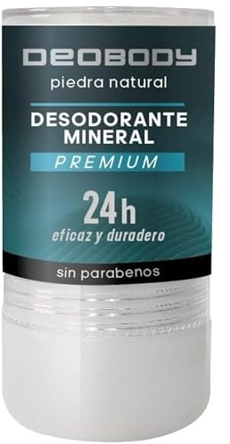 Desodorante De Alumbre PREMIUM. Piedra Natural (120gr) Unisex. Antitranspirante Para El Sudor Fuerte De Axilas Y Pies. Sin Aluminio Y Sin Parabenos. 100% Vegano y Natural