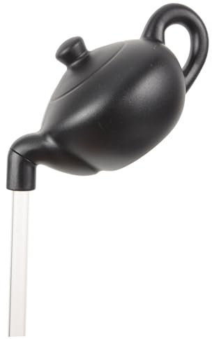 Happyyami Waterfall Fountain Teapot Desktop Ornament Indoor Table Fountain Parts Diy Supplies Office Decor Suspended Teapot with Tube for Tabletop Relaxation