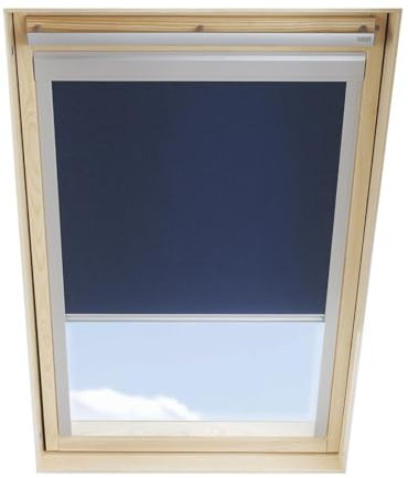 Dachfenster Verdunkelungsrollo kompatibel mit VELUX, Dunkelblau, für FK06