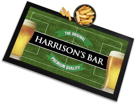 Artylicious Alfombrilla de bar personalizada | Accesorios de bar para el hogar