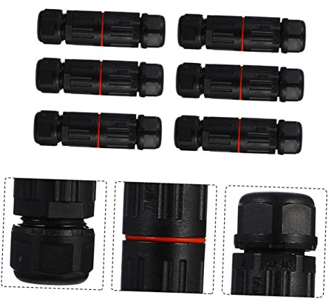 HOMSFOU 10pezzi Connettori Cavi Impermeabili Per Illuminazione Esterna Facile Installazione Resistente Pioggia e Vento Adatto Per Giardini e Parchi