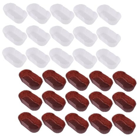 Amosfun 2000 Stk Gebürstetes Kuchenblech weiße Tortenständer Backbecher Mini Pappbecher backen tasse liner Muffin-Liner einwegbackformen muffinformen Muffinförmchen Cupcake-Liner Papier