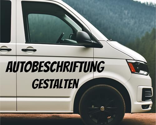 Autoaufkleber Aufkleber selbst gestalten 10-150cm Wunschaufkleber Buchstaben Wunschtext Name - für glatte Oberflächen - Schriftzug Sticker Werbung Tuning Auto Fahrrad Wohnmobil KFZ