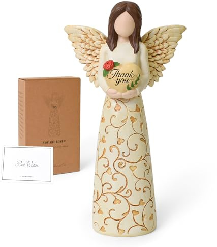 Thank You Gifts for Women, Hand-Painted Angel Figurines