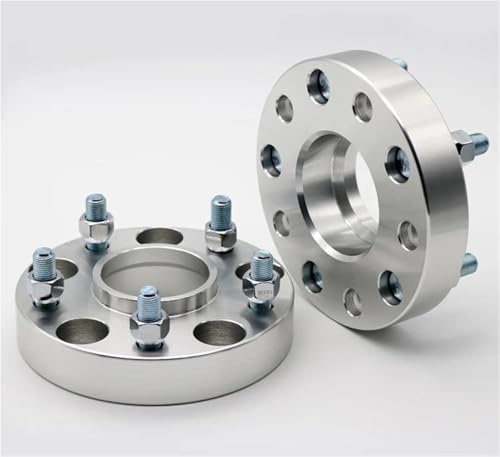 Ricambi per guarnizioni Auto 2 Pezzi 20/25/30/35/40/45/60 Mm 5x110 Adattatore Distanziale Allargatore Ruota Auto per Jeep per Renegade 2014-2018(40mm Silver)