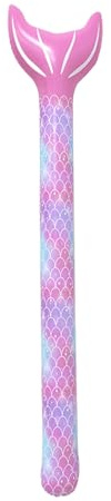 Inflatable Pool Noodle - Cute PVC Buoyancy Stick, Animal Shape, Lightweight Swimming Float, Sturdy Water Games Toy | Fun Pool Noodles for Adults Children, Beach Lake Party Entertainment