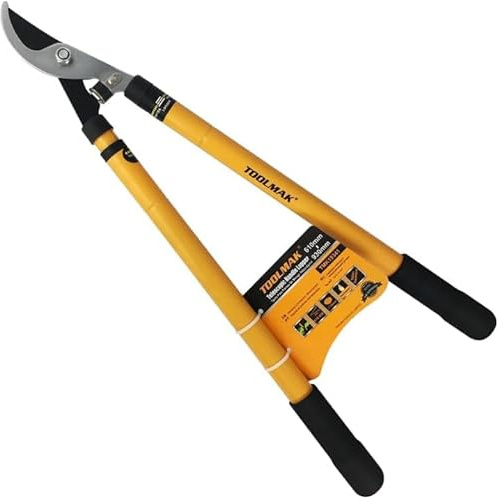 Troncarami Telescopico Professionale a Cricchetto, Tagliarami con Manico Allungabile 610-930 mm, Forbici Lunghe per Potatura Rami, Cesoie Potatura Resistenti per Giardino