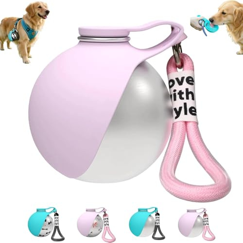 borraccia per cani,borraccia cane,dispenser di acqua portatile,bottiglia d'acqua portatile da 285 ml per cani,Cane Bottiglia Da Viaggio A Prova Di Perdita Per L'aperto A Piedi Cuccioli Ess(B)