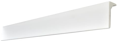 Decosa Zierprofil L70 Selma - Multifunktionale Stuckleiste in Weiß - 10 Leisten à 2 m Länge = 20 m - Lichtleiste, Deckenleiste oder Gardinenleiste aus Styropor 70 x 150 mm - Für Decke oder Wand