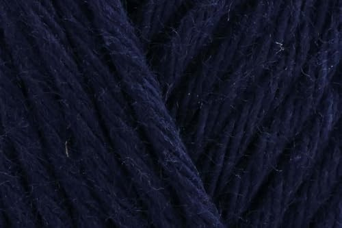 Yarnsmiths Cotton Aran Yarn - 50g - Pack of 10 - Navy Blue (4310), Luxury 100% Cotton Anti-Split Soft Crochet & Knitting Wool Yarn with Matte Finish for Toys & Homewares
