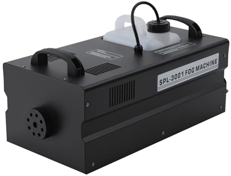 Fridgestea 3000W Nebelmaschine mit DMX512 & Fernbedienung, 3L Tank