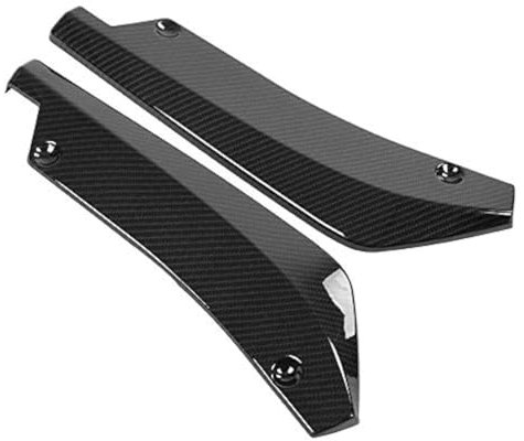 Duokon 1 paio di spoiler paraurti posteriore universale, paraurti posteriore modificato modificato in auto Diffusore diffusore Alette Canard (fibra di carbonio)