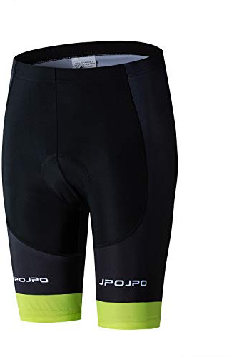 Jpojpo Kurze Damen-Radhose mit 5D-Gel-Polsterung, Radhose, Größe S–3XL