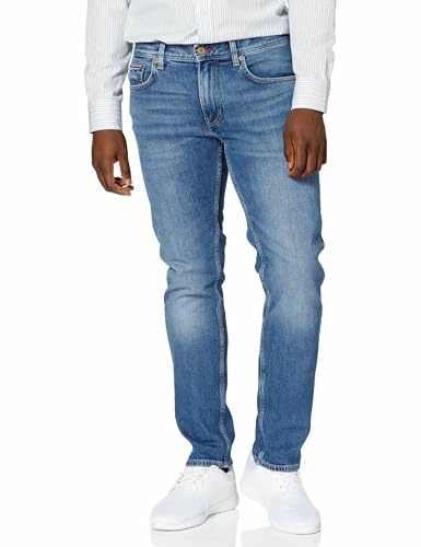 Tommy Hilfiger Core Straight Denton Boston Ind Mw0mw15603, Pantaloni di Jeans Uomo, Denim (Boston Indigo), 34W / 32L