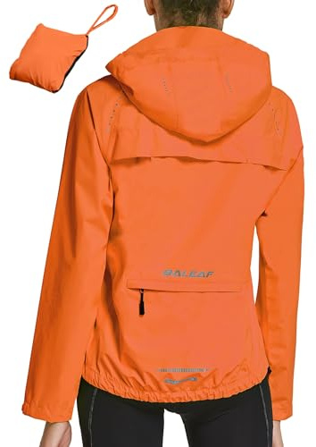 baleaf Waterproof Jackets Women Cycling Jacket Womens Lightweight Outdoor Rain Coats Packable Running Windproof Walking
