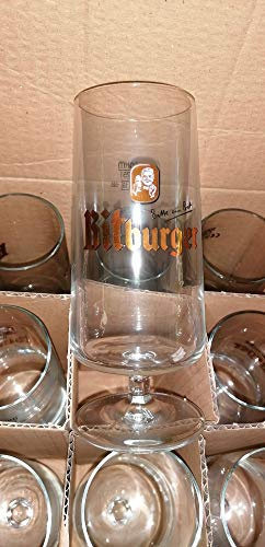 LOT DE 6 VERRES 25 CL BIERE BITBURGER VAP - NEUF