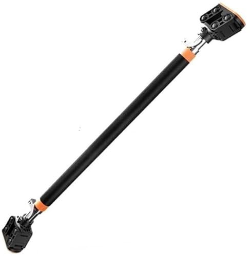Samnuerly Klimmzugstangen-Türrahmen, an der Wand montierte Teleskop-Reckstange aus Stahl, mit Anti-Rutsch-Matte und Sicherheitsschloss, Indoor-Fitnessgeräte, Belastung 200 kg