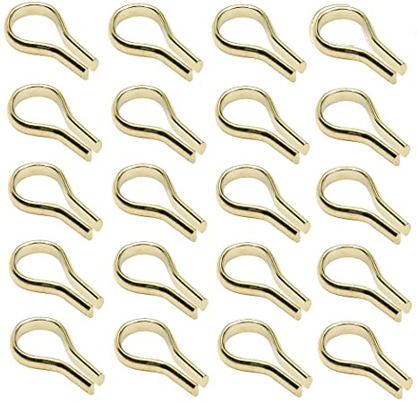 TERF® Traditional Banjo Style Electro Brass Bookcase Furniture Shelf Support Stud for Kitchen Cabinet Wardrobe Bookcase - Pack of 20