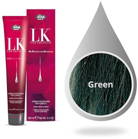 Lisap LK Opc Permanente Haarfarbe, Grün, 100 ml, Marke: Lisap - EAN: 1200093030017