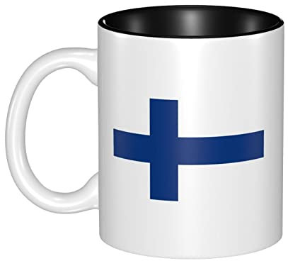 Tazza San Valentino 330Ml Bandiera Della Finlandia Mug Personalizzabile Tazza Da Regalo Personalizzata Tazza Di Latte Per Ragazze, Nonna, Natale